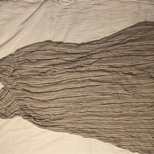 Cupshe Patterned Knit Dress in Black and Cream